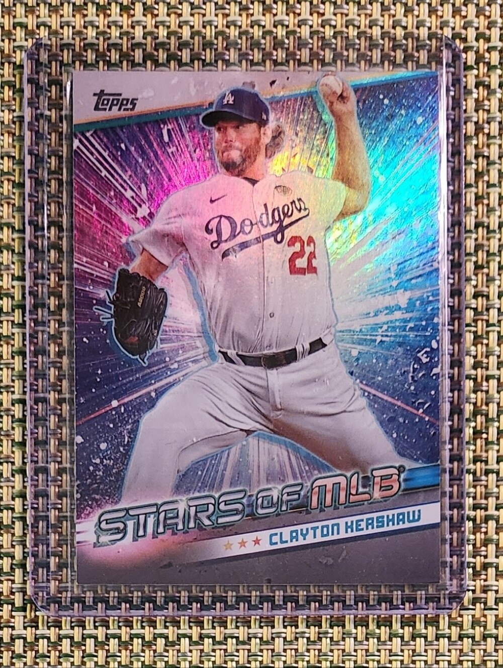 Clayton Kershaw Holographic Baseball Card